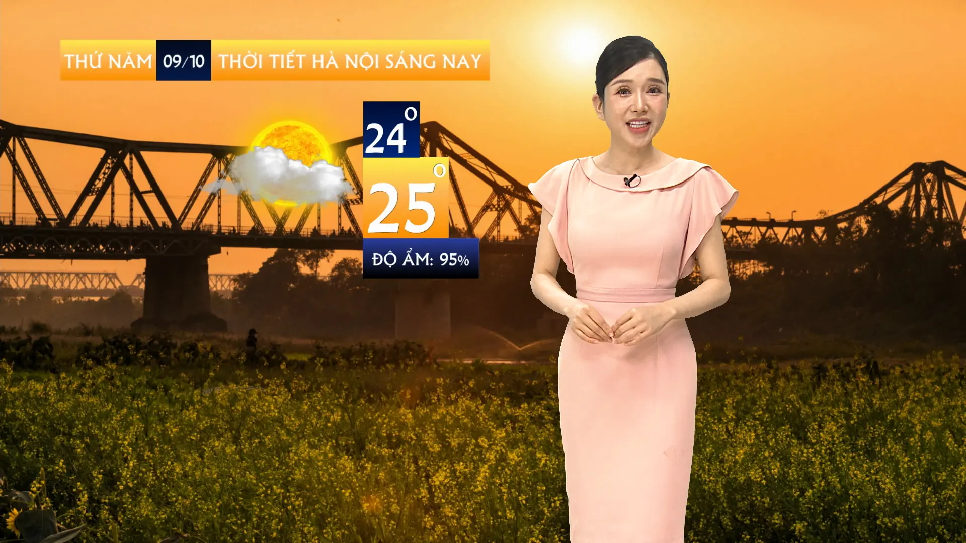 Dự báo thời tiết sáng | 09/10/2025